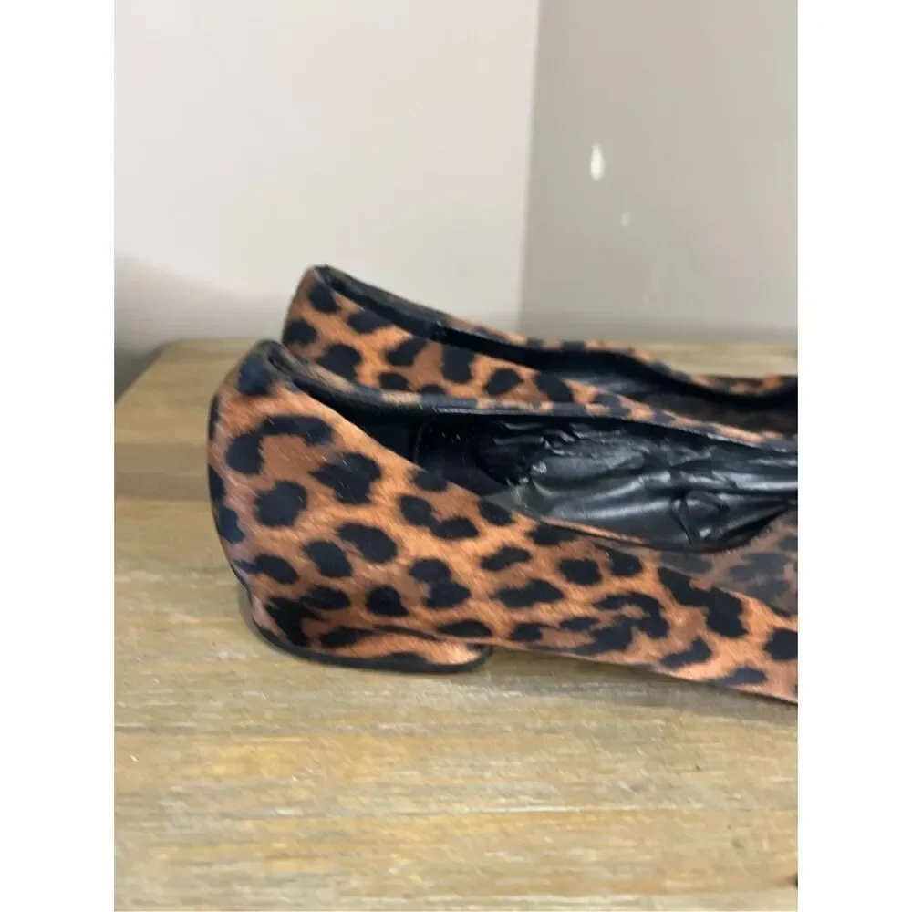 Zara leopard print flats